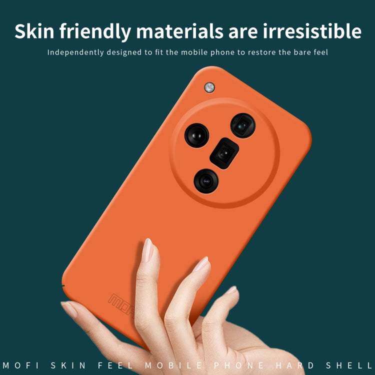 For OPPO Find X7 MOFI Qin Series Skin Feel All-inclusive PC Phone Case(Beige) - OPPO Cases by MOFI | Online Shopping UK | buy2fix
