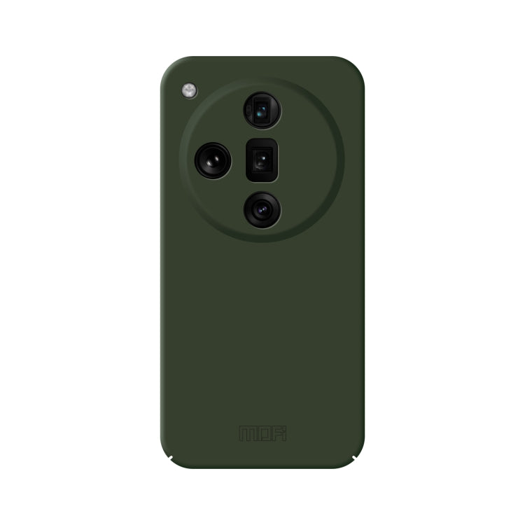 For OPPO Find X7 Ultra MOFI Qin Series Skin Feel All-inclusive PC Phone Case(Green) - OPPO Cases by MOFI | Online Shopping UK | buy2fix
