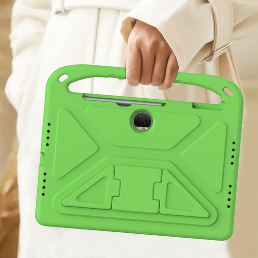For Honor Pad 9 12.1 Handle EVA Shockproof Tablet Case with Holder(Green) - Honor by buy2fix | Online Shopping UK | buy2fix