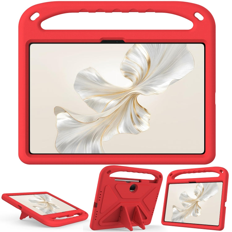 For Honor Pad 9 12.1 Handle EVA Shockproof Tablet Case with Holder(Red) - Honor by buy2fix | Online Shopping UK | buy2fix