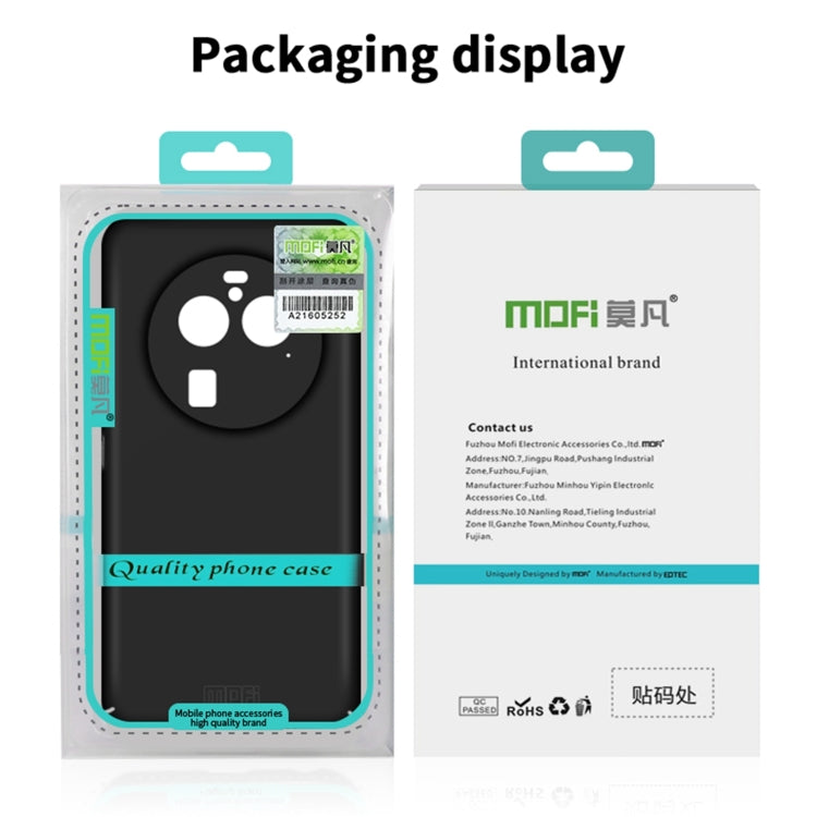 For OPPO Find X6 MOFI Micro-Frosted PC Ultra-thin Hard Phone Case(Black) by MOFI
