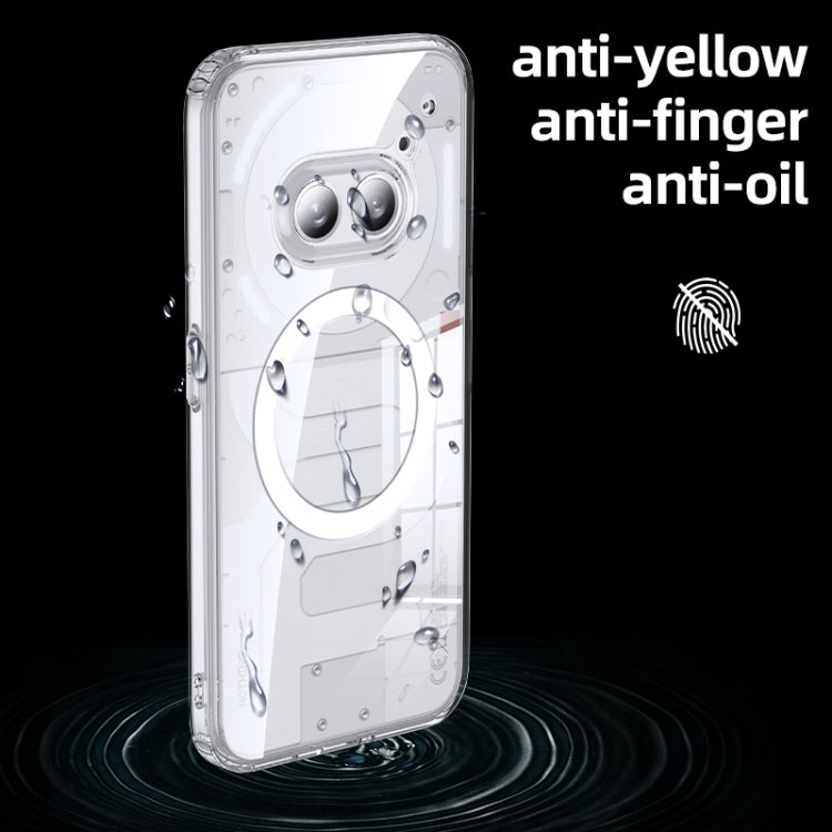 For Nothing Phone 2a MagSafe Armor Clear TPU Hybrid PC Phone Case(Transparent) - Nothing Cases by buy2fix | Online Shopping UK | buy2fix