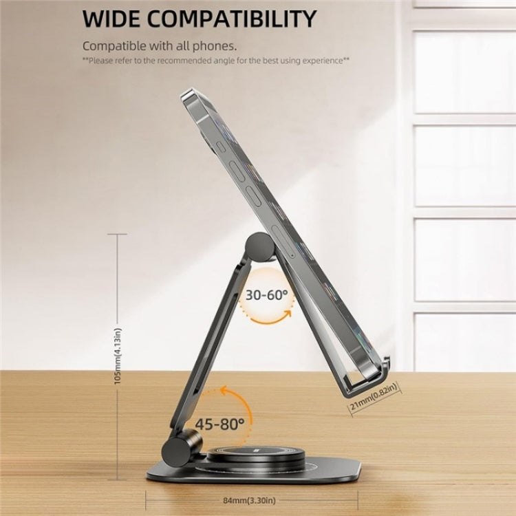 AS007-XS Adjustable Aluminum Alloy Desktop Phone Stand(Silver) by buy2fix