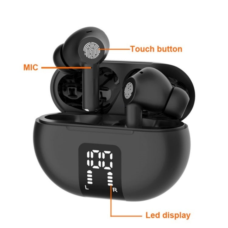 M10 Wireless Bluetooth Smart Voice Translator Headset Multiple Languages Translation Earphones(Black) by buy2fix