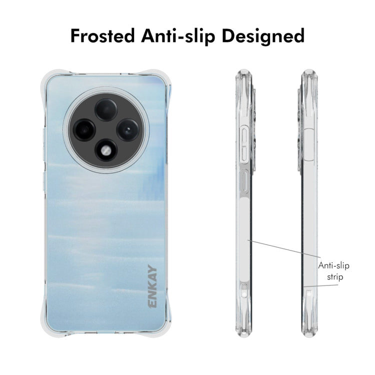 For OPPO Reno12 F 5G Global ENKAY Hat-Prince Transparent TPU Shockproof Phone Case - OPPO Cases by ENKAY | Online Shopping UK | buy2fix