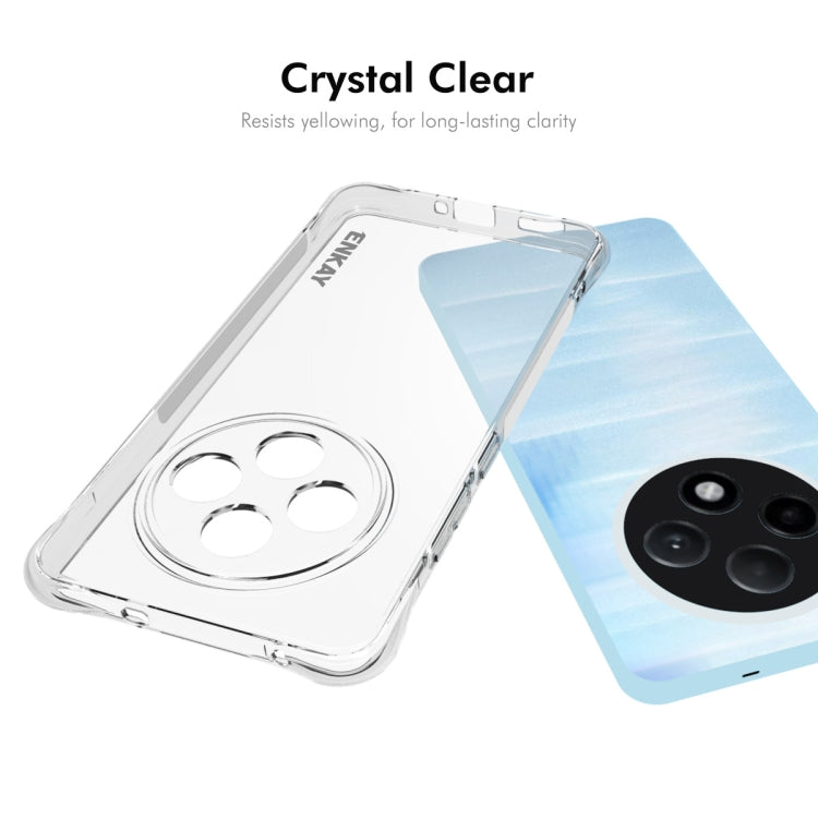 For OPPO Reno12 F 5G Global ENKAY Hat-Prince Transparent TPU Shockproof Phone Case - OPPO Cases by ENKAY | Online Shopping UK | buy2fix