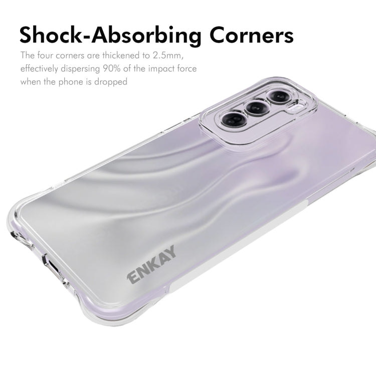 For OPPO Reno12 Pro Global ENKAY Hat-Prince Transparent TPU Shockproof Phone Case - OPPO Cases by ENKAY | Online Shopping UK | buy2fix