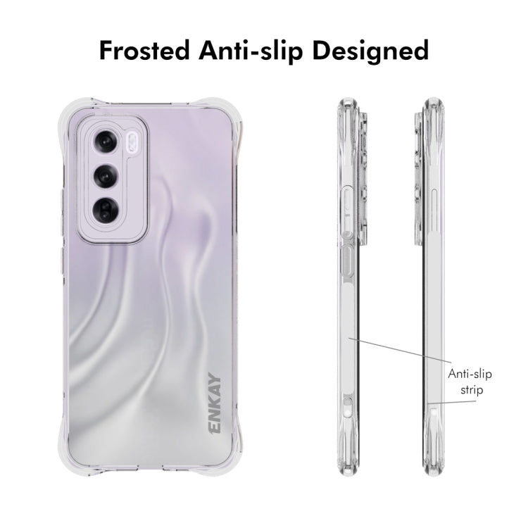 For OPPO Reno12 Pro Global ENKAY Hat-Prince Transparent TPU Shockproof Phone Case - OPPO Cases by ENKAY | Online Shopping UK | buy2fix