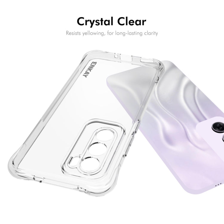For OPPO Reno12 Pro Global ENKAY Hat-Prince Transparent TPU Shockproof Phone Case - OPPO Cases by ENKAY | Online Shopping UK | buy2fix