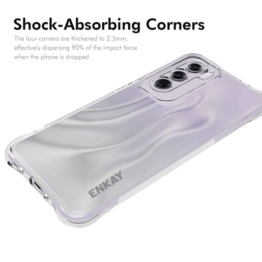 For OPPO Reno12 Global ENKAY Hat-Prince Transparent TPU Shockproof Phone Case by ENKAY