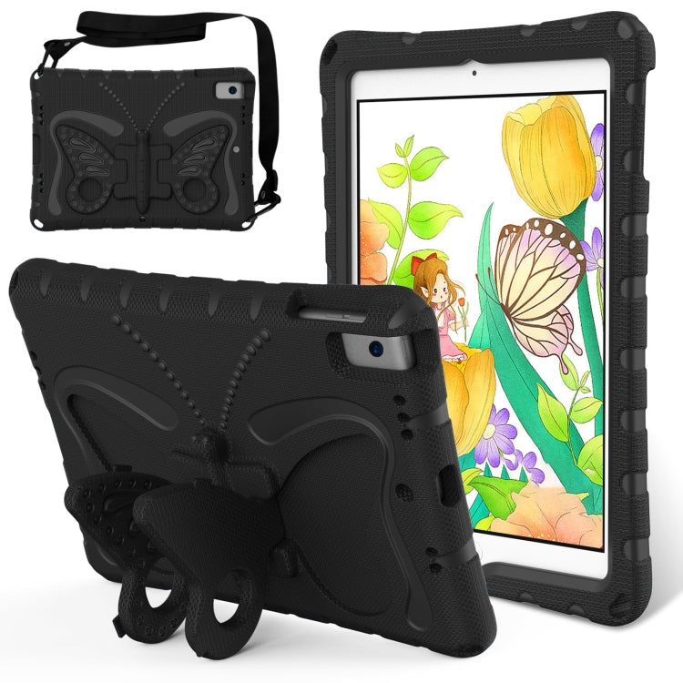 For iPad 10.2 2021 / 2020 / 2019 Butterfly Bracket EVA Shockproof Tablet Case(Black) - iPad 10.2 Cases by buy2fix | Online Shopping UK | buy2fix