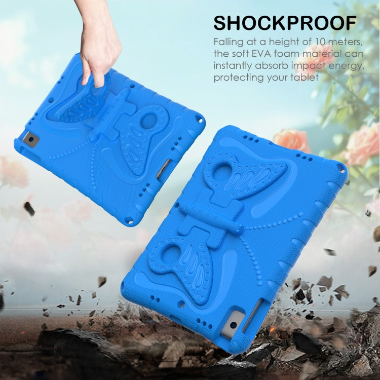For iPad 10.2 2021 / 2020 / 2019 Butterfly Bracket EVA Shockproof Tablet Case(Blue) - iPad 10.2 Cases by buy2fix | Online Shopping UK | buy2fix