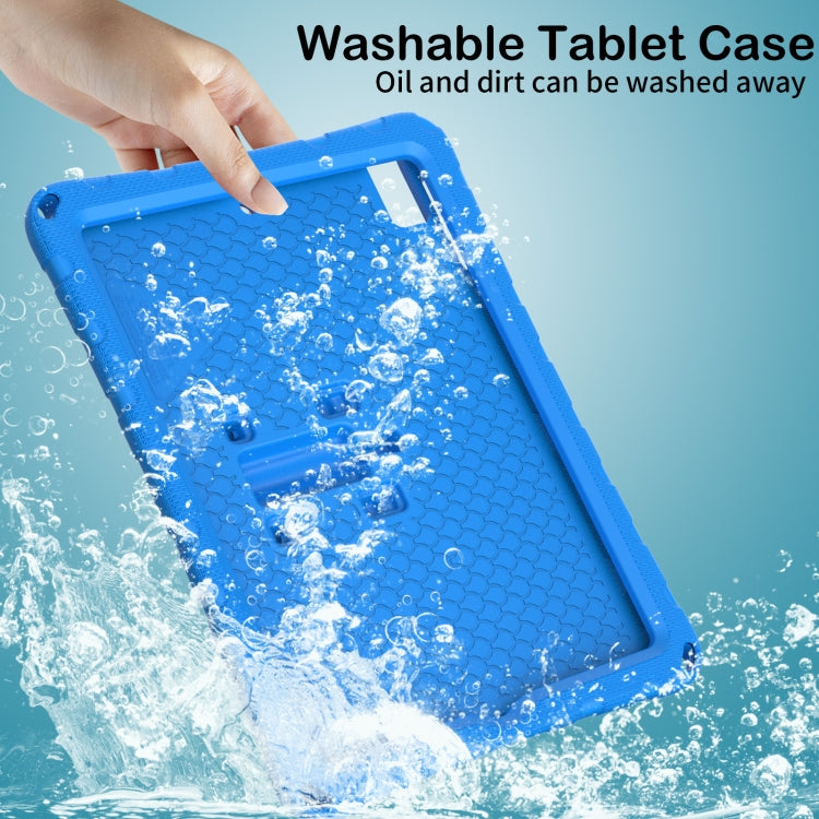 For iPad 10.2 2021 / 2020 / 2019 Butterfly Bracket EVA Shockproof Tablet Case(Blue) - iPad 10.2 Cases by buy2fix | Online Shopping UK | buy2fix