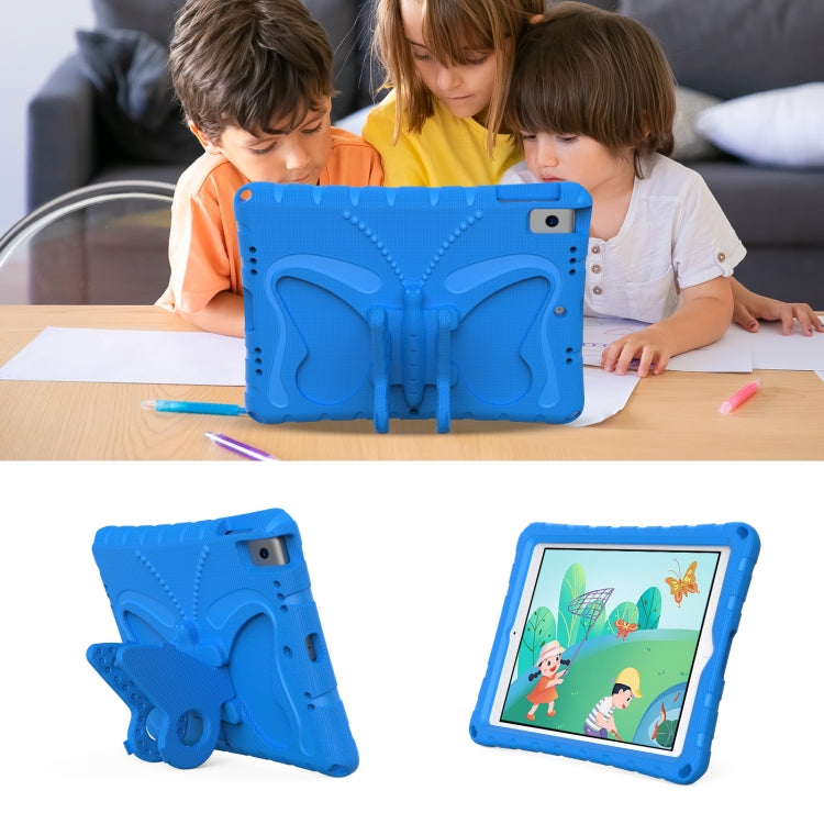 For iPad 10.2 2021 / 2020 / 2019 Butterfly Bracket EVA Shockproof Tablet Case(Blue) - iPad 10.2 Cases by buy2fix | Online Shopping UK | buy2fix
