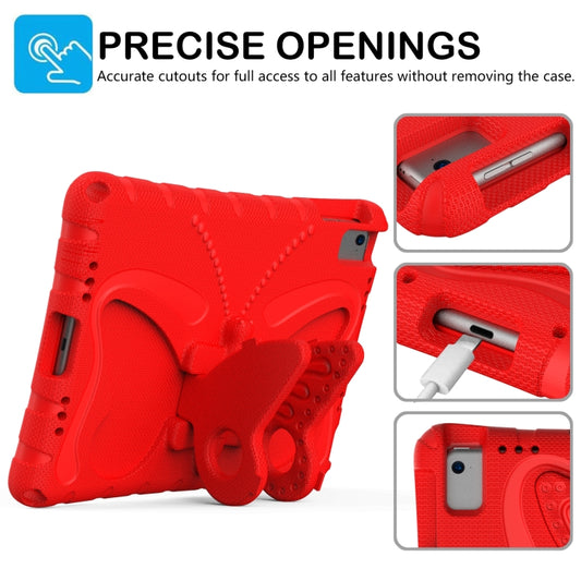 For iPad Air 1/2 / 9.7 2018/2017 Butterfly Bracket EVA Shockproof Tablet Case(Red) - iPad 9.7 (2018) & (2017) Cases by buy2fix | Online Shopping UK | buy2fix