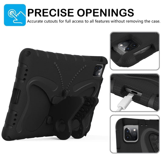 For iPad Air 11 2025 / 2024 Butterfly Bracket EVA Shockproof Tablet Case(Black) by buy2fix
