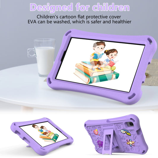 For Samsung Galaxy Tab A7 Lite 8.7 T220 Hi Baby EVA Full Body Tablet Case with Strap(Light Purple) - Tab A7 Lite T220 / T225 by buy2fix | Online Shopping UK | buy2fix
