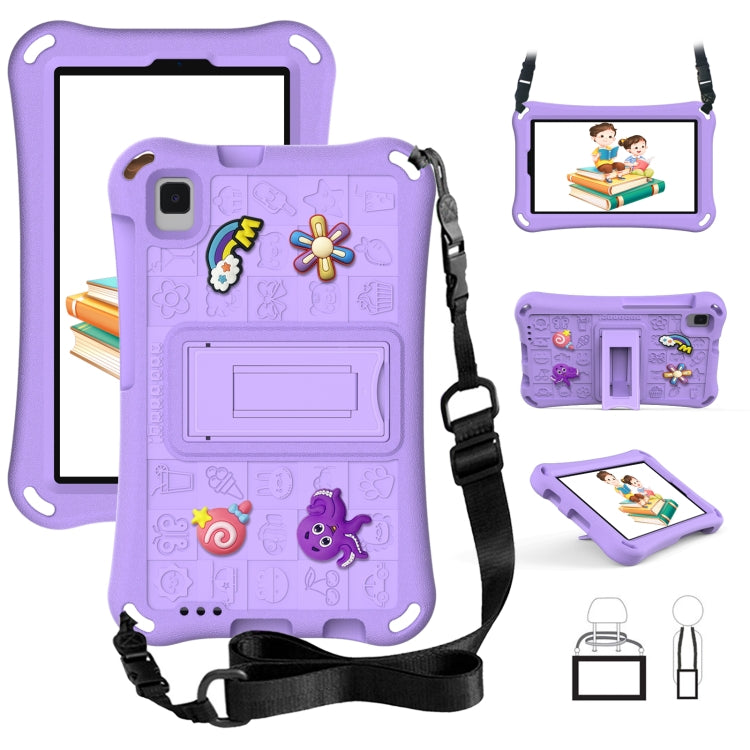 For Samsung Galaxy Tab A 8.0 2019 T290 Hi Baby EVA Full Body Tablet Case with Strap(Light Purple) - Other Galaxy Tab PC by buy2fix | Online Shopping UK | buy2fix