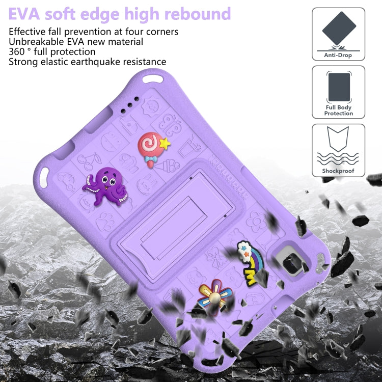 For Samsung Galaxy Tab A 8.0 2019 T290 Hi Baby EVA Full Body Tablet Case with Strap(Light Purple) - Other Galaxy Tab PC by buy2fix | Online Shopping UK | buy2fix