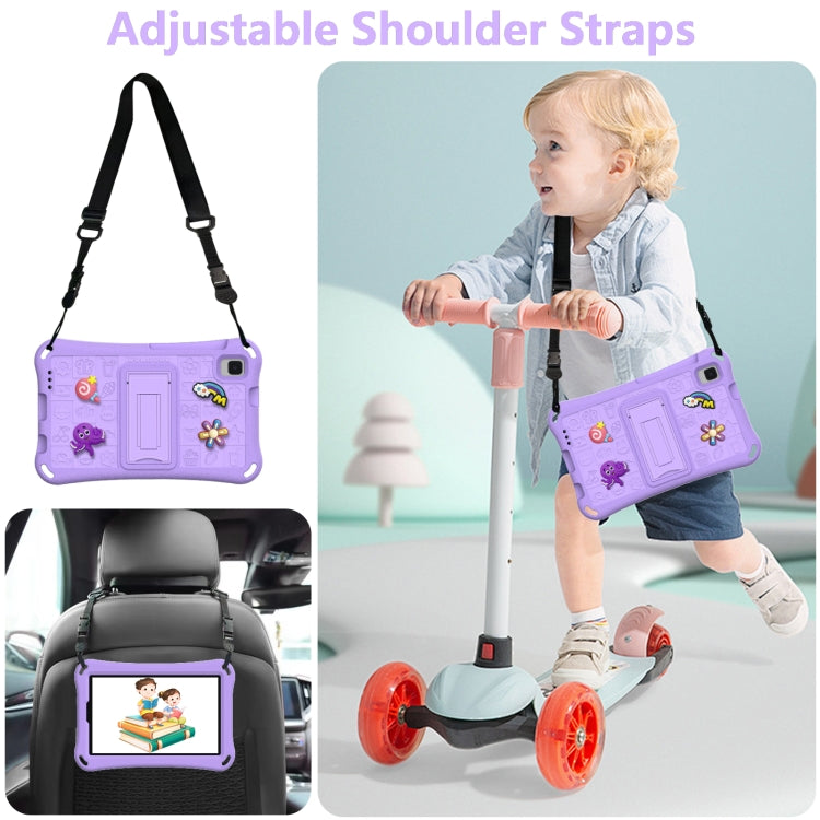 For Samsung Galaxy Tab A 8.0 2019 T290 Hi Baby EVA Full Body Tablet Case with Strap(Light Purple) - Other Galaxy Tab PC by buy2fix | Online Shopping UK | buy2fix