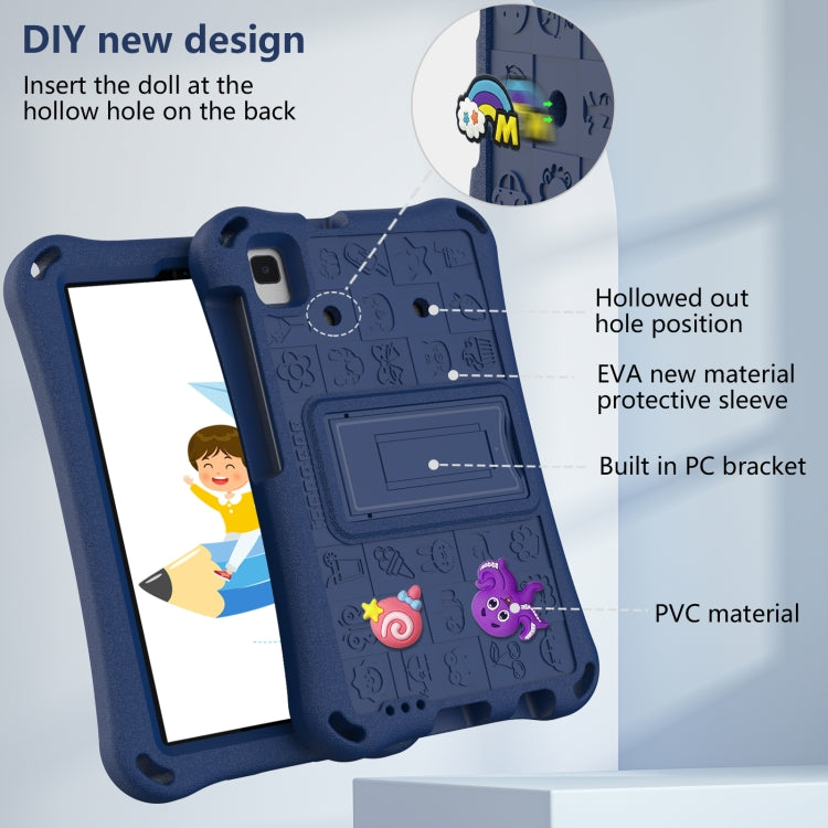 For Samsung Galaxy Tab A 8.0 2019 T290 Hi Baby EVA Full Body Tablet Case with Strap(Navy Blue) - Other Galaxy Tab PC by buy2fix | Online Shopping UK | buy2fix