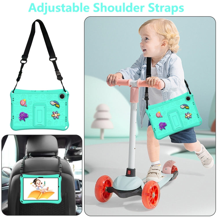 For Samsung Galaxy Tab A9+ 11.0 X210 Hi Baby EVA Full Body Tablet Case with Strap(Mint Green) - Galaxy Tab A9+ by buy2fix | Online Shopping UK | buy2fix