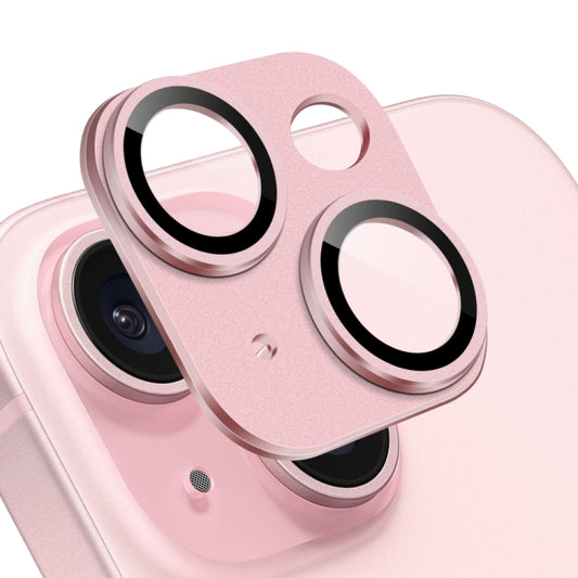 For iPhone 15 / 15 Plus NORTHJO Matte Camera Lens Protector Tempered Glass Rear Lens Film(Pink) - iPhone 15 Tempered Glass by NORTHJO | Online Shopping UK | buy2fix