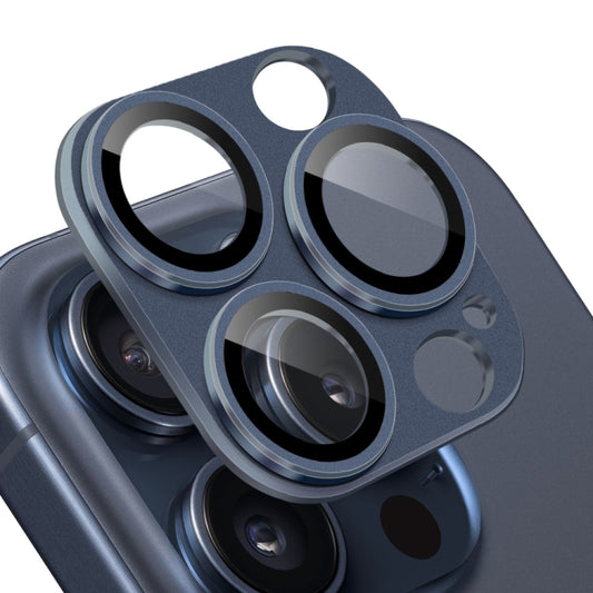 For iPhone 15 Pro / 15 Pro Max NORTHJO Matte Camera Lens Protector Tempered Glass Rear Lens Film(Blue) by NORTHJO
