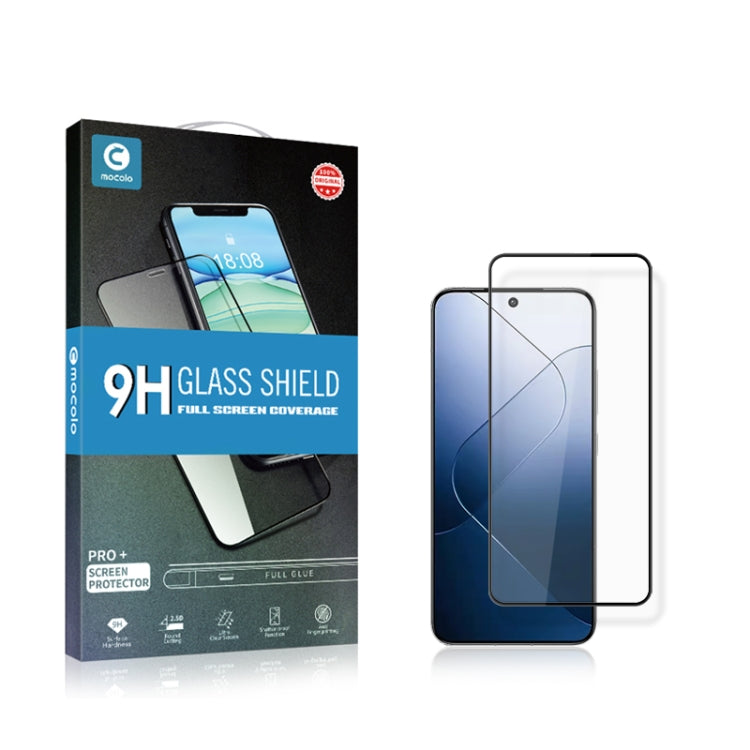 For Xiaomi 14 mocolo 2.5D Full Glue Full Cover Tempered Glass Film - by mocolo | Online Shopping UK | buy2fix