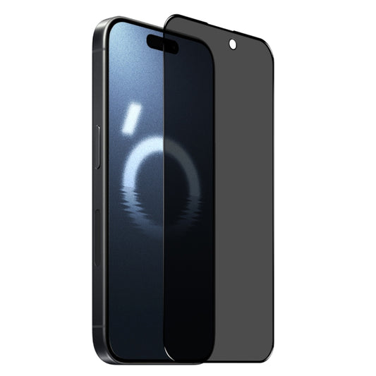 For iPhone 16 Pro NORTHJO A++ 28 Degree Privacy Full Glue Silk Printing Tempered Glass Film by NORTHJO