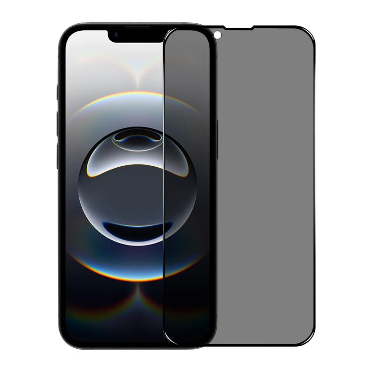 For iPhone 16e NORTHJO A++ 28 Degree Privacy Full Glue Silk Printing Tempered Glass Film - iPhone 16e Tempered Glass by NORTHJO | Online Shopping UK | buy2fix