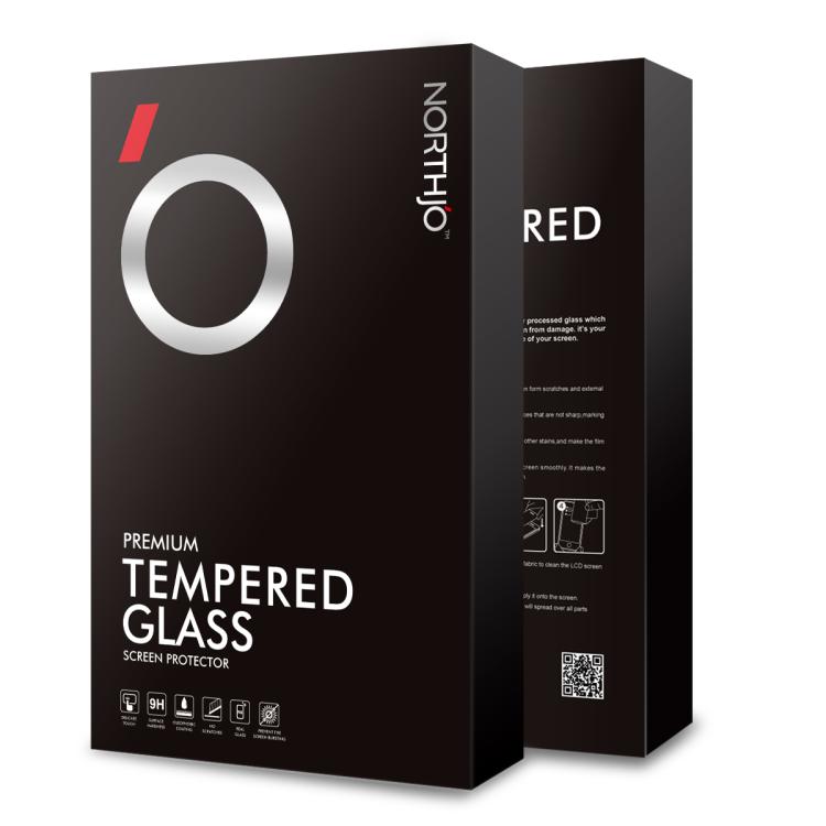 For iPhone 16e NORTHJO A++ 28 Degree Privacy Full Glue Silk Printing Tempered Glass Film - iPhone 16e Tempered Glass by NORTHJO | Online Shopping UK | buy2fix