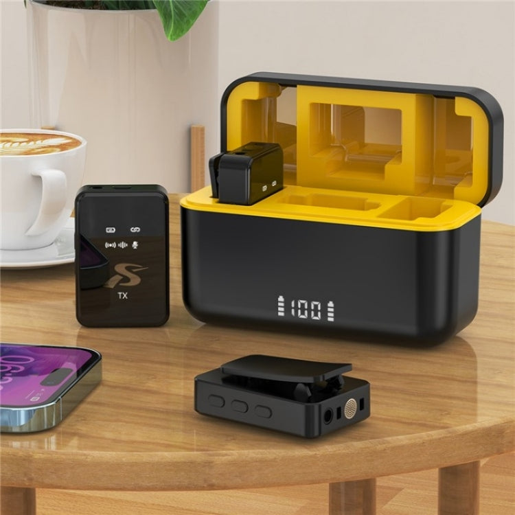 SX12 Lavalier Clip-On Wireless Microphone with Dual Microphones + Receiver by buy2fix