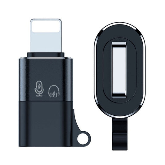 JS-09 Mini USB-C / Type-C to 8 Pin OTG Wireless Microphone Converter by buy2fix