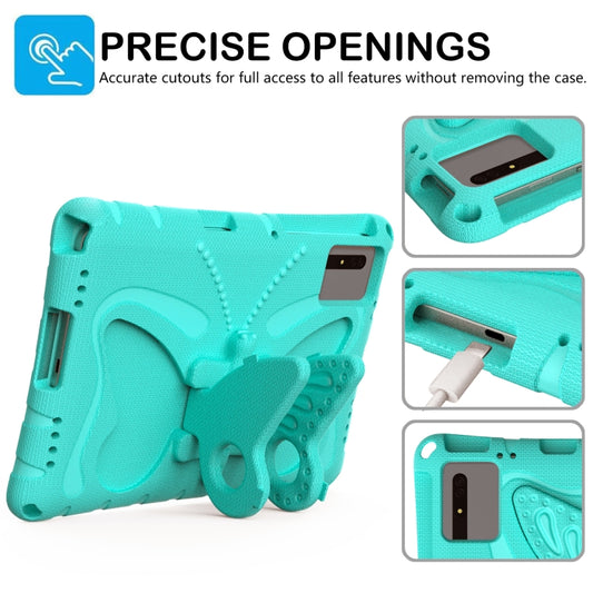 For Samsung Galaxy Tab S7 T870 Butterfly Bracket EVA Shockproof Tablet Case(Mint Green) by buy2fix