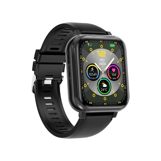 G18 1.83 inch Color Screen Smart Watch Silicone Strap, Support Noninvasive Blood Sugar / Uric Acid(Black) by buy2fix