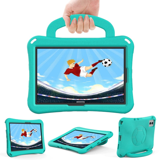 For Lenovo Tab M11 / Xiaoxin Pad 11 2024 Handle Football Shaped EVA Shockproof Tablet Case(Mint Green) by buy2fix