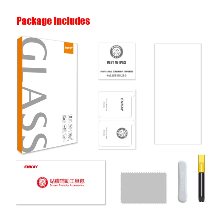 For Samsung Galaxy S23 Ultra 5G ENKAY Hat-Prince UV Full Glue Tempered Glass Film by ENKAY