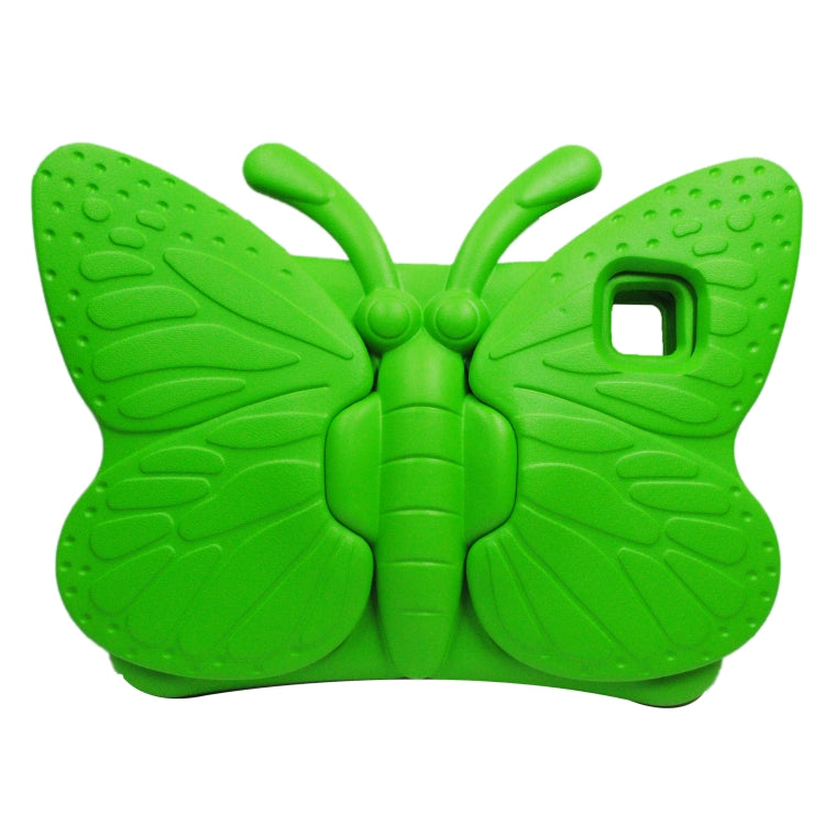 For iPad Pro 11 2024 Butterfly Bracket Kids EVA Shockproof Tablet Case(Green) - iPad Pro 11 2024 Cases by buy2fix | Online Shopping UK | buy2fix