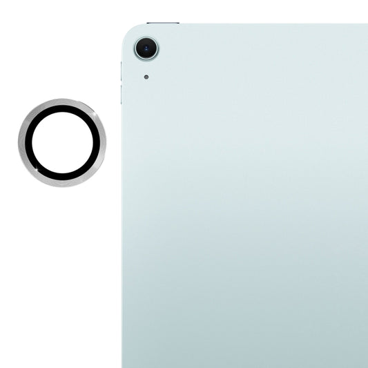 For iPad Air 11 / 13 2025 / 2024 ENKAY Hat-Prince 9H Rear Camera Lens Aluminium Alloy Tempered Glass Film(Silver) - iPad Air 13 2025 / 2024 Tempered Glass by ENKAY | Online Shopping UK | buy2fix