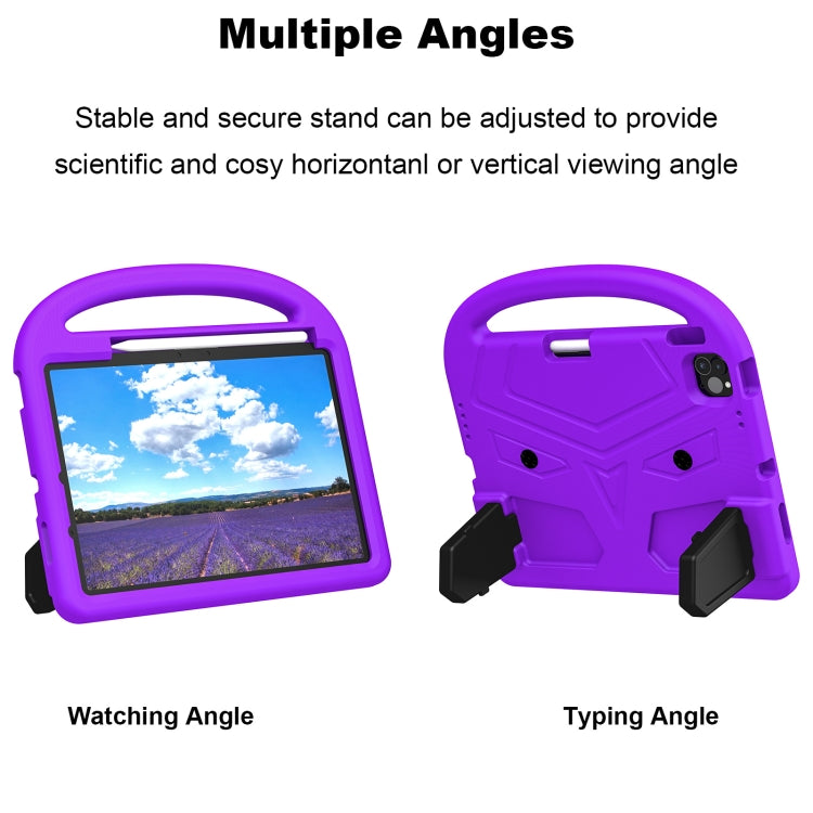 For iPad Air 11 2025 / 2024 Sparrow Style Shockproof Kickstand EVA Tablet Case(Purple) - iPad Air 11 2025 / 2024 Cases by buy2fix | Online Shopping UK | buy2fix
