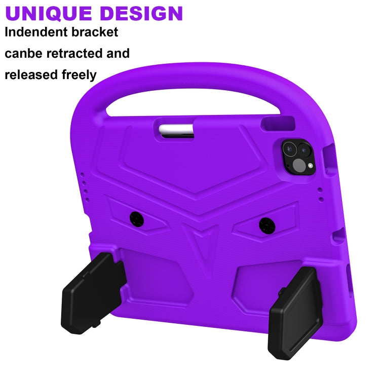 For iPad Air 11 2025 / 2024 Sparrow Style Shockproof Kickstand EVA Tablet Case(Purple) - iPad Air 11 2025 / 2024 Cases by buy2fix | Online Shopping UK | buy2fix