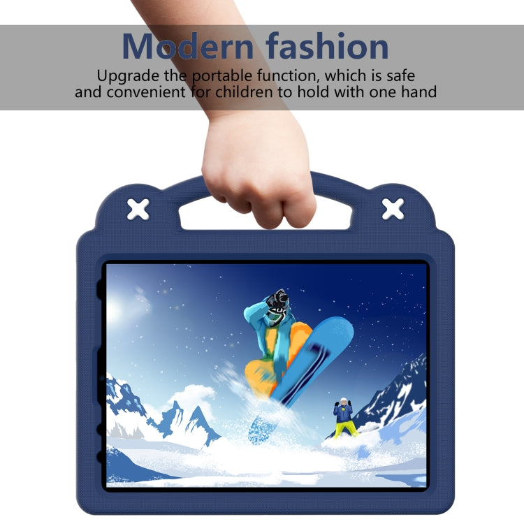 For iPad Air 11 2025 / 2024 Handle Kickstand Children EVA Shockproof Tablet Case(Navy Blue) - iPad Air 11 2025 / 2024 Cases by buy2fix | Online Shopping UK | buy2fix