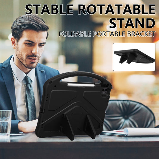 For iPad Air 13 2025 / 2024 EVA Shockproof Tablet Case with Holder(Black) by buy2fix
