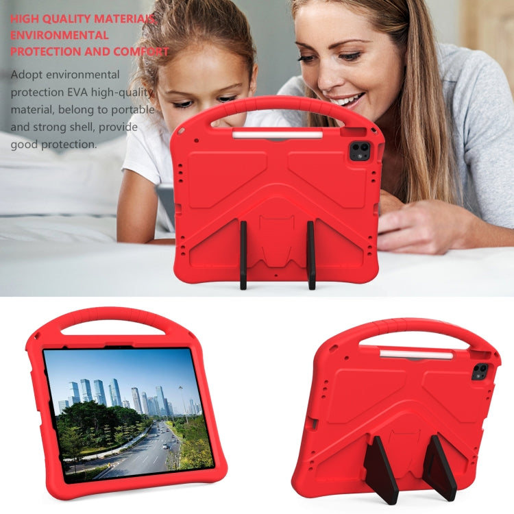 For iPad Air 13 2025 / 2024 EVA Shockproof Tablet Case with Holder(Red) - iPad Air 13 2025 / 2024 Cases by buy2fix | Online Shopping UK | buy2fix
