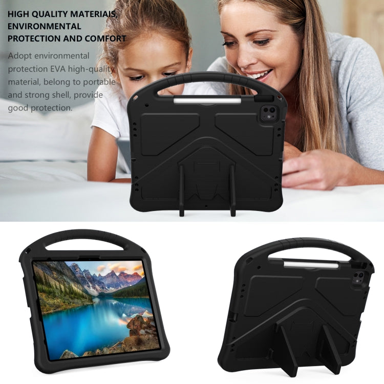 For iPad Pro 12.9 2018-2023 EVA Shockproof Tablet Case with Holder(Black) - iPad Pro 12.9 (2022/2021) Cases by buy2fix | Online Shopping UK | buy2fix