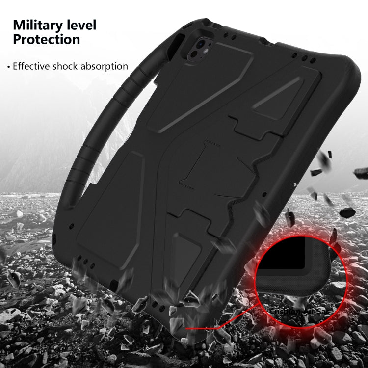 For iPad Pro 12.9 2018-2023 EVA Shockproof Tablet Case with Holder(Black) - iPad Pro 12.9 (2022/2021) Cases by buy2fix | Online Shopping UK | buy2fix