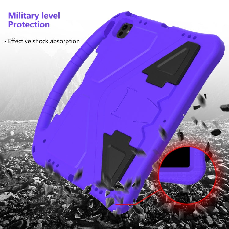 For iPad Pro 12.9 2018-2023 EVA Shockproof Tablet Case with Holder(Purple) - iPad Pro 12.9 (2022/2021) Cases by buy2fix | Online Shopping UK | buy2fix