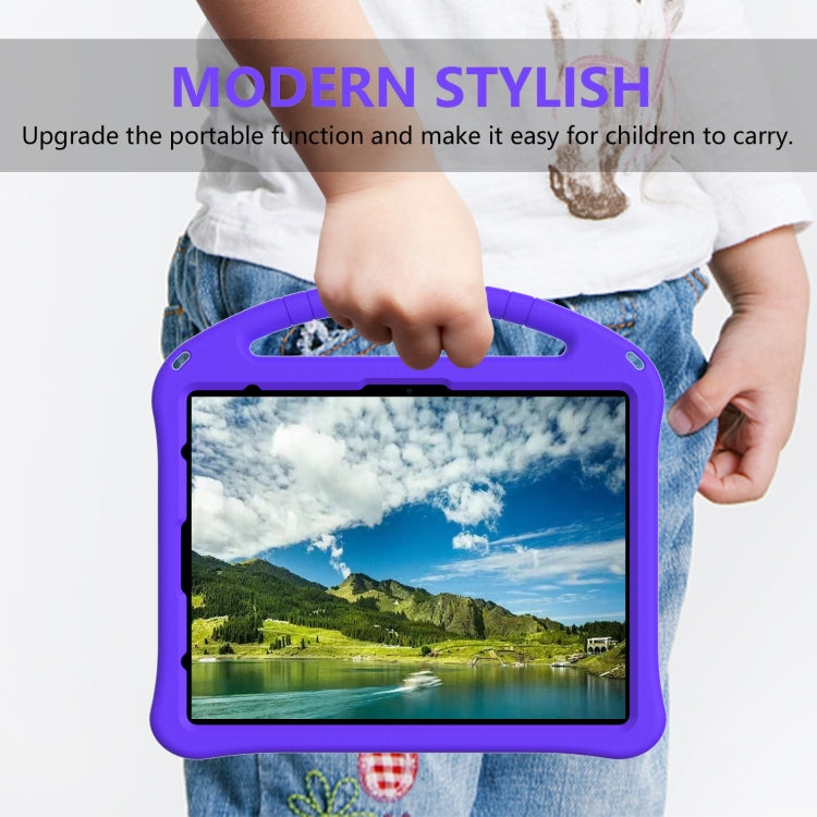For iPad Pro 12.9 2018-2023 EVA Shockproof Tablet Case with Holder(Purple) - iPad Pro 12.9 (2022/2021) Cases by buy2fix | Online Shopping UK | buy2fix