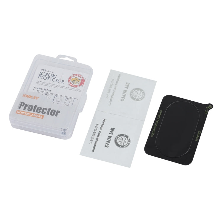 For OPPO Reno11 Pro Global 2pcs ENKAY 9H Rear Camera Lens Tempered Glass Film(Transparent) by ENKAY